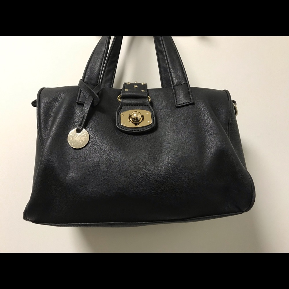 Nice Gussaci Black Gold Studded Bag! - Picture 2 of 13